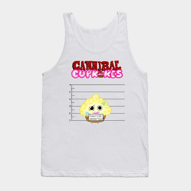 Cupcake T-shirt - Imprisoned Cupcake Tank Top by CannibalCupkake